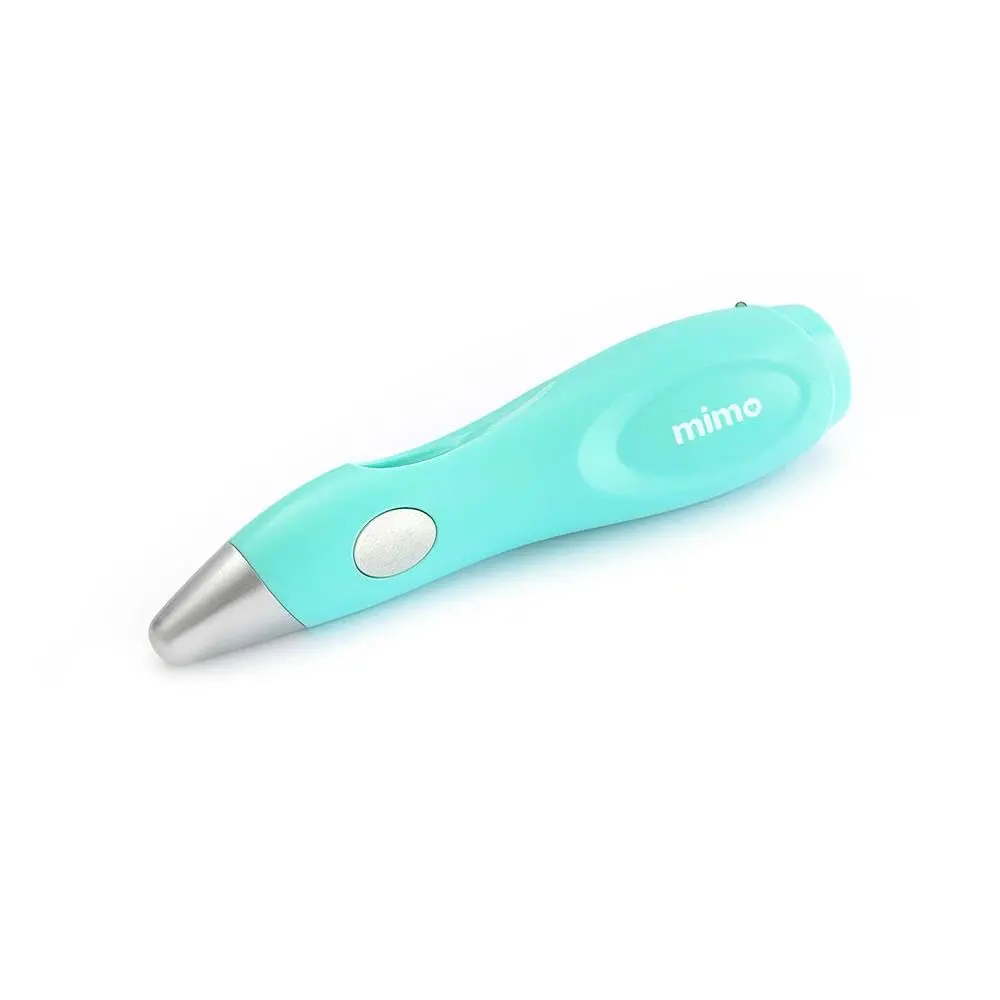 Mimo - Kit de Aerógrafo Elétrico USB - Cria Efeito Spray de Tinta - Contém 12 Canetas Hidrográficas e 1 Stencil de Desenhos - Fácil de Usar e também Recarregável