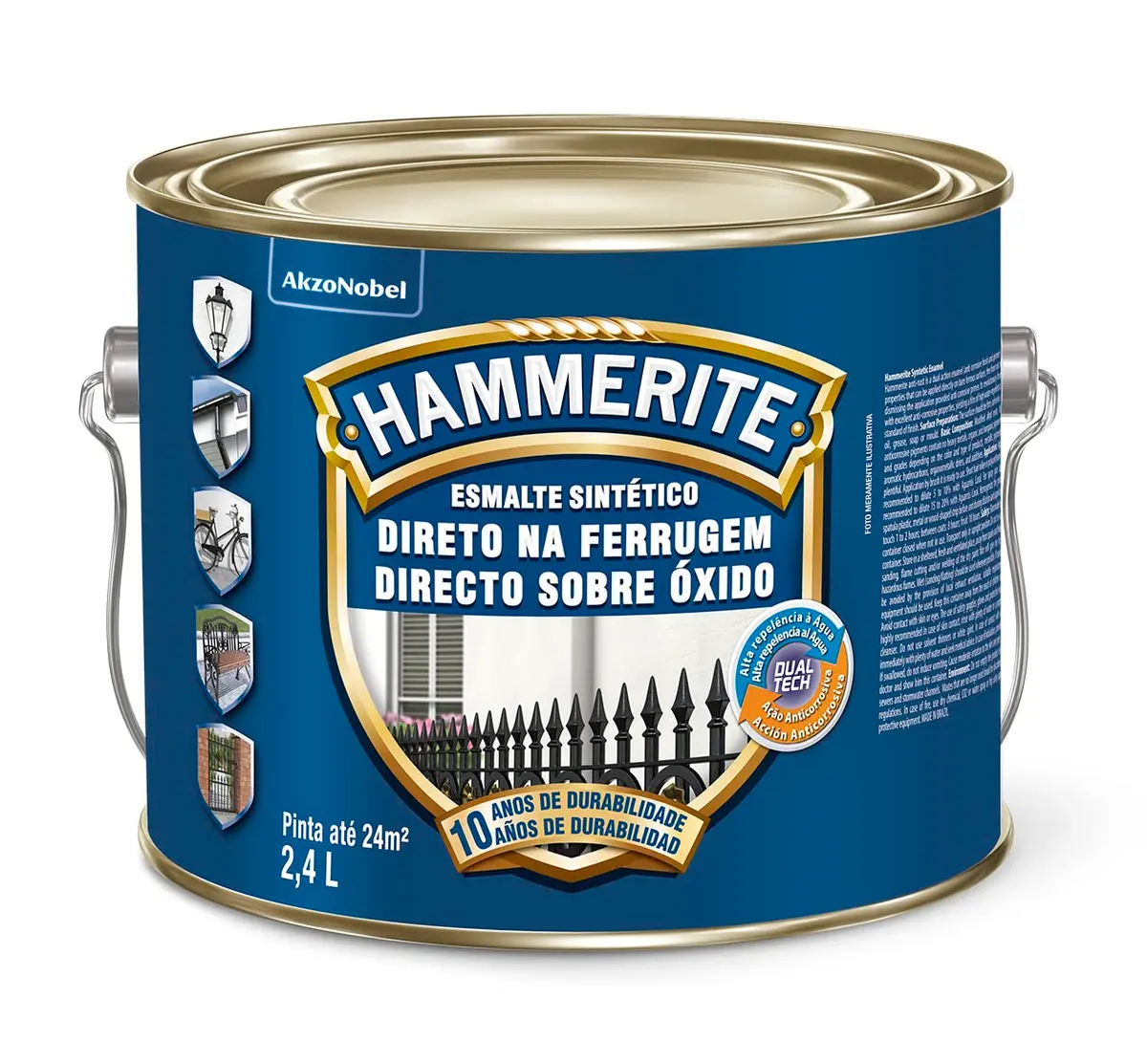 Hammerite Preto 2,4L - Hammerite - 1