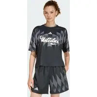 Camisa House Of Tiro x Common Goal Mulher adidas