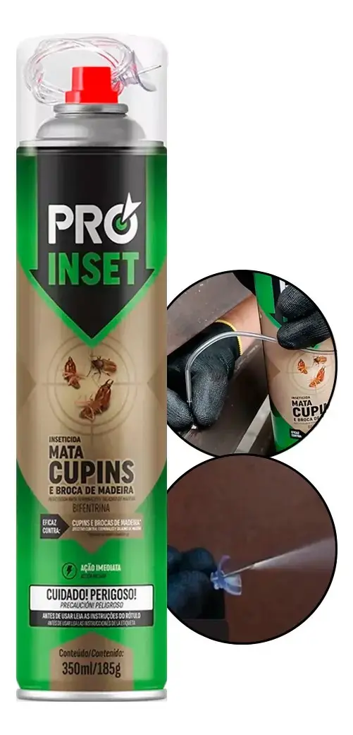 Remedio Mata Cupim Extermina Protege Madeira Spray 350ml - 1