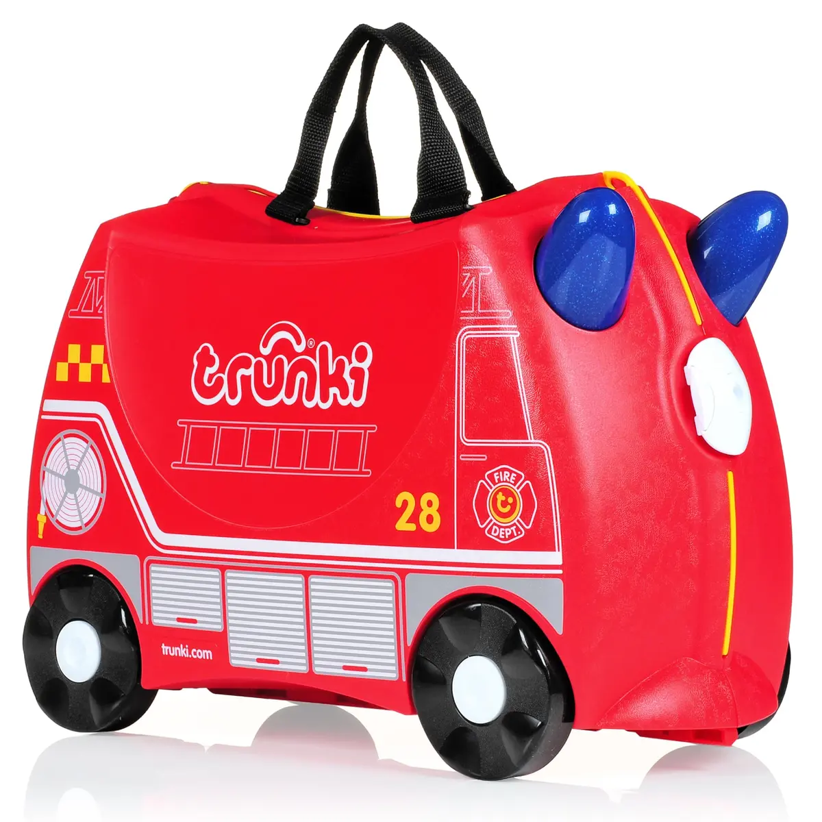 Mala Infantil Trunki - Bombeiro Frank - Sua viagem muito mais divertida - cor Vermelho, Tr