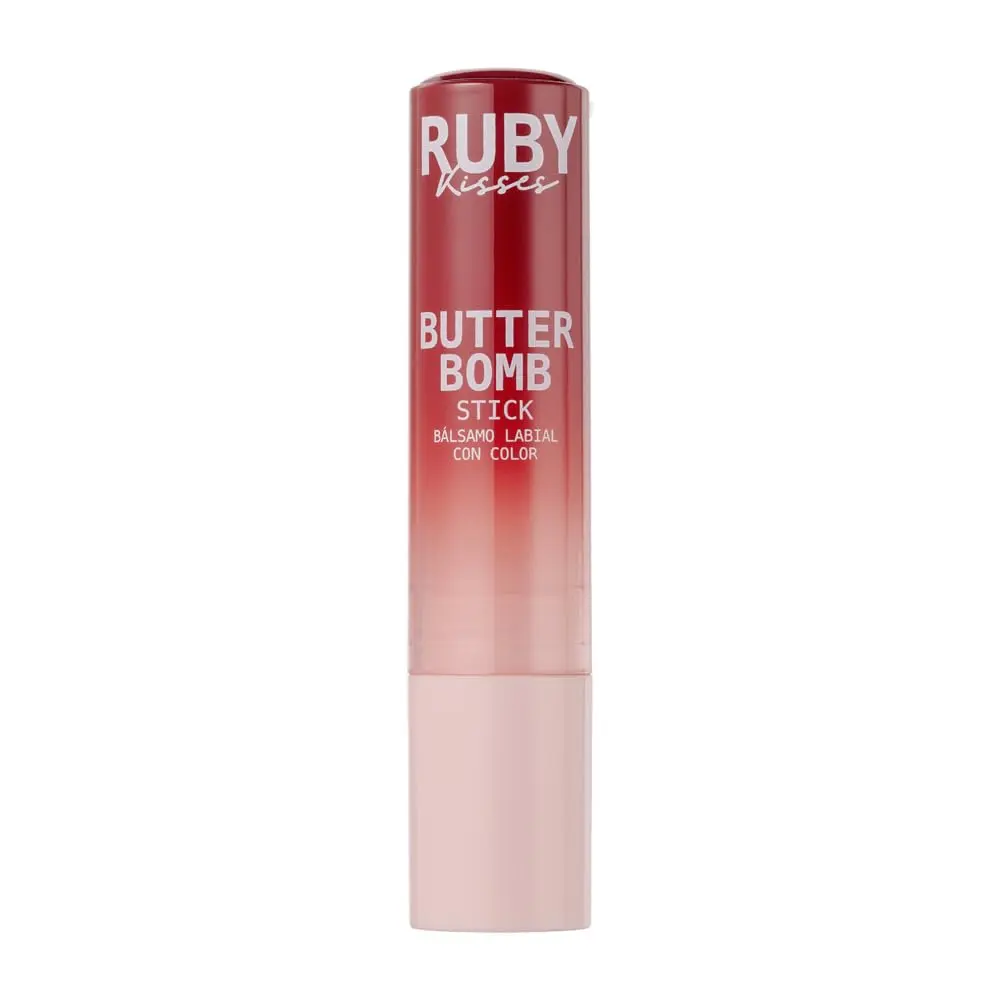 Gloss Labial em Bastão Ruby Kisses Butter Bomb, Cinnamon Roll