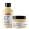  [Lev3 ] Kit Absolut Repair Omega-9 + Protein (2 Produtos) + Brinde SteamPod 3.0 110V Branco - Modelador Profissional - 1