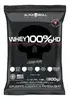 Suplemento em Pó Whey Protein 100% Hd Refil Black Skull - 900g Wpc Wpi E Wph Sabor Chocolate - 1
