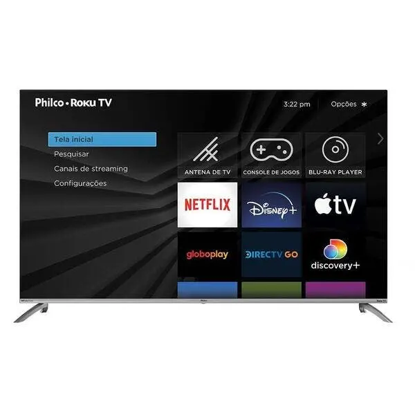 Smart Tv Philco Ptv58g7ur2csbl 58" 4k Led Com Roku E Dolby Au