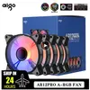 [taxa inclusa + moedas] Kit 5 Fans Aigo AR12 PRO 120mm ARGB - 1