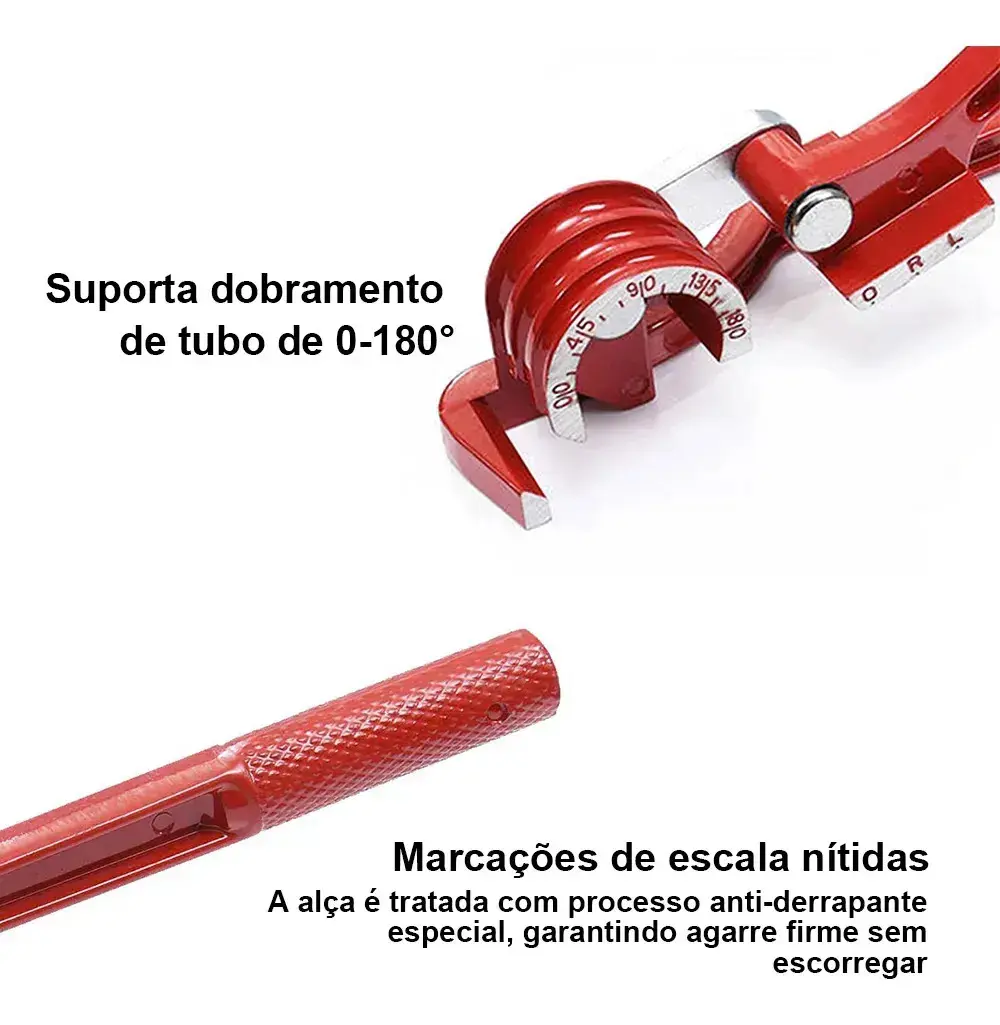 Kit Curvador De Tubos De Cobre 3 Em 1 6/8/10mm 180° + 5molas thumbnail 2
