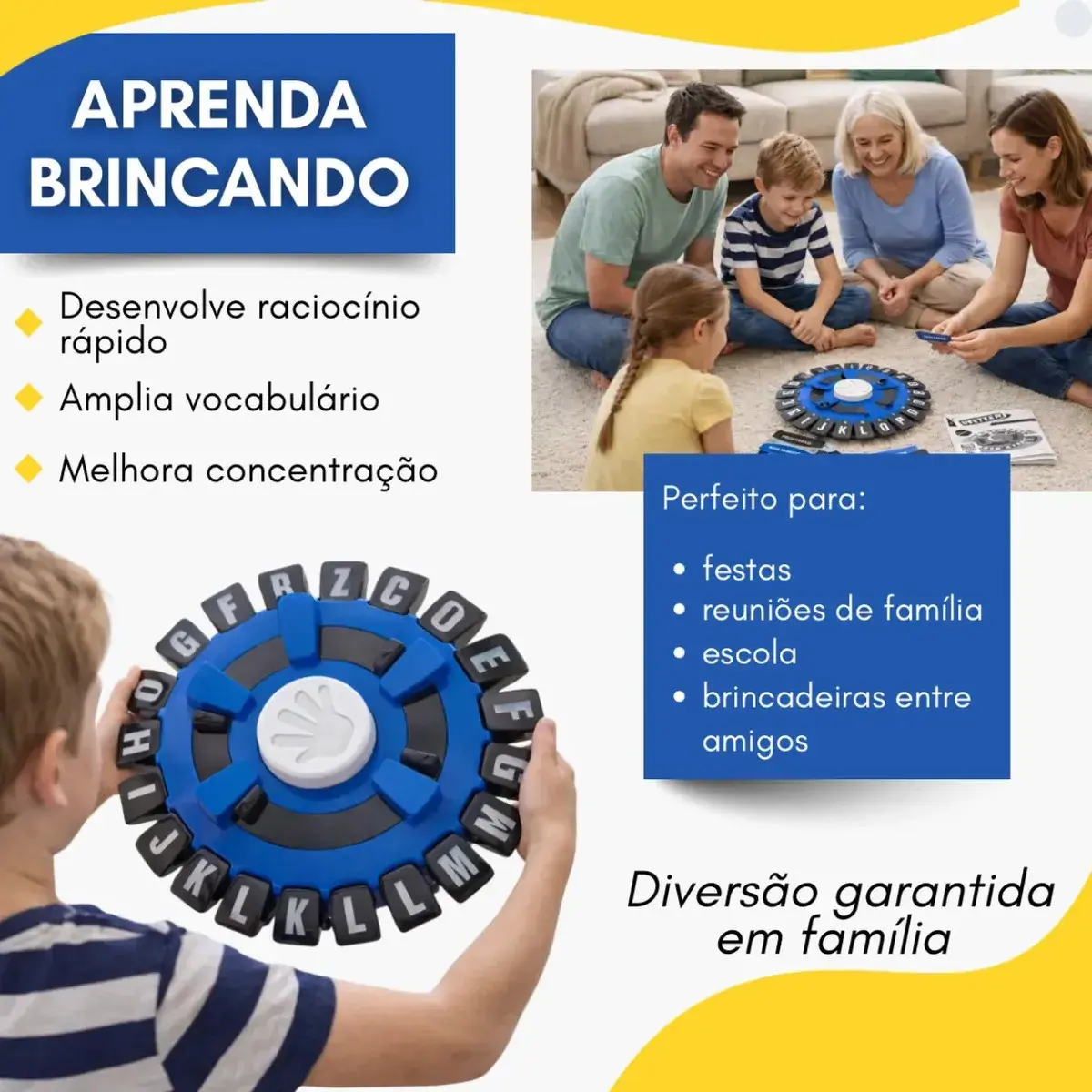Jogo De Palavras Stop Adedonha Caça Palavras Carta Tabuleiro Educativo Infantil Interativo Familia Adultos E Crianças Babuu Brinquedos Educativos thumbnail 7