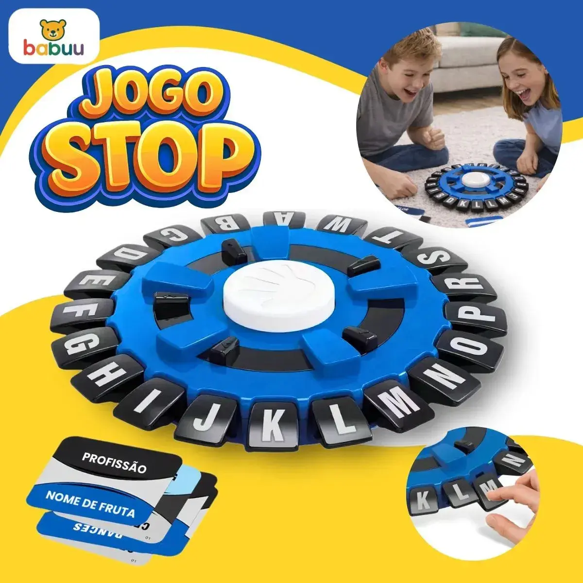 Jogo De Palavras Stop Adedonha Caça Palavras Carta Tabuleiro Educativo Infantil Interativo Familia Adultos E Crianças Babuu Brinquedos Educativos thumbnail 10