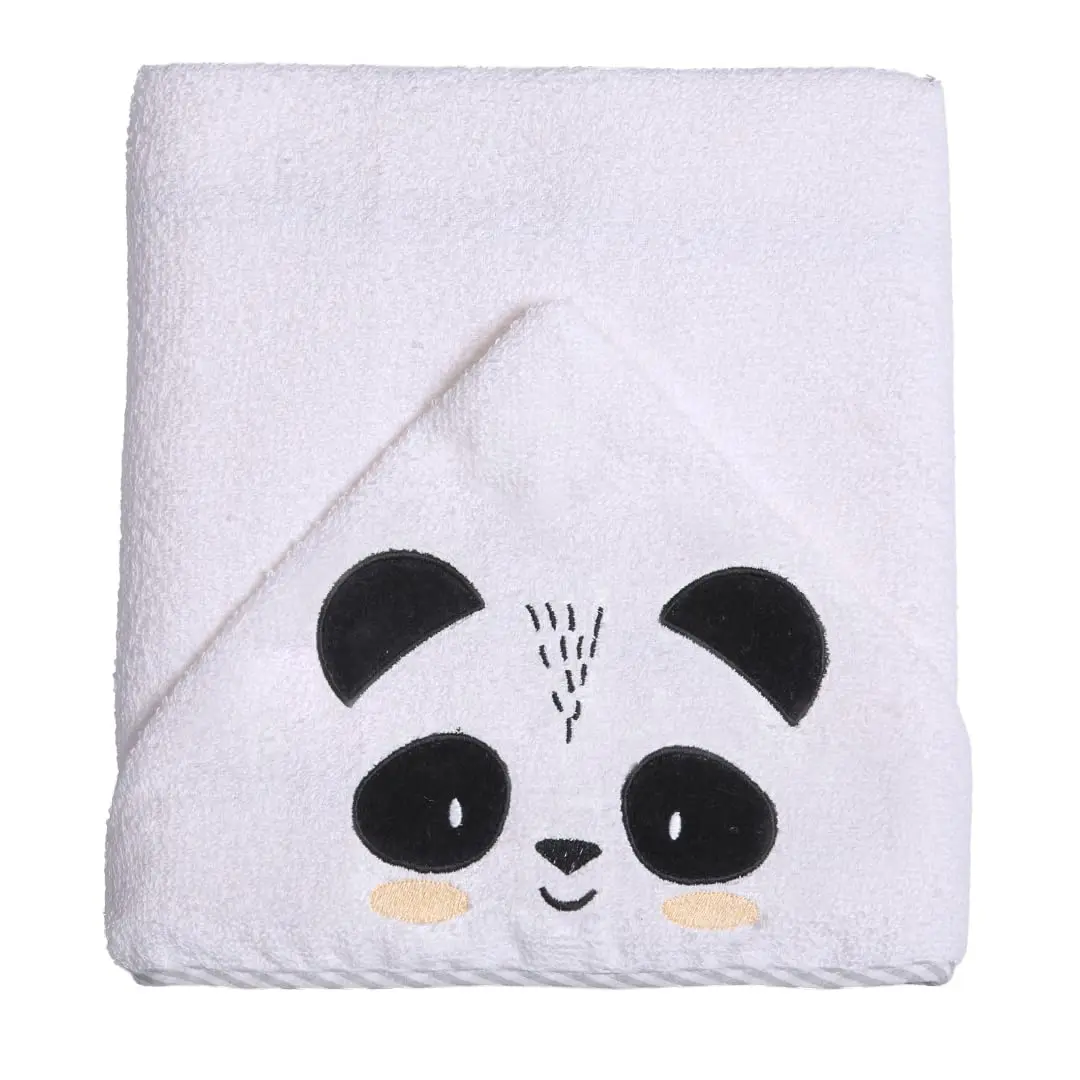 Papi Textil Toalhão De Banho Felpudo Papi Friends Forrado C/Capuz Bord. 1,10M X 80Cm Contem 01 Un