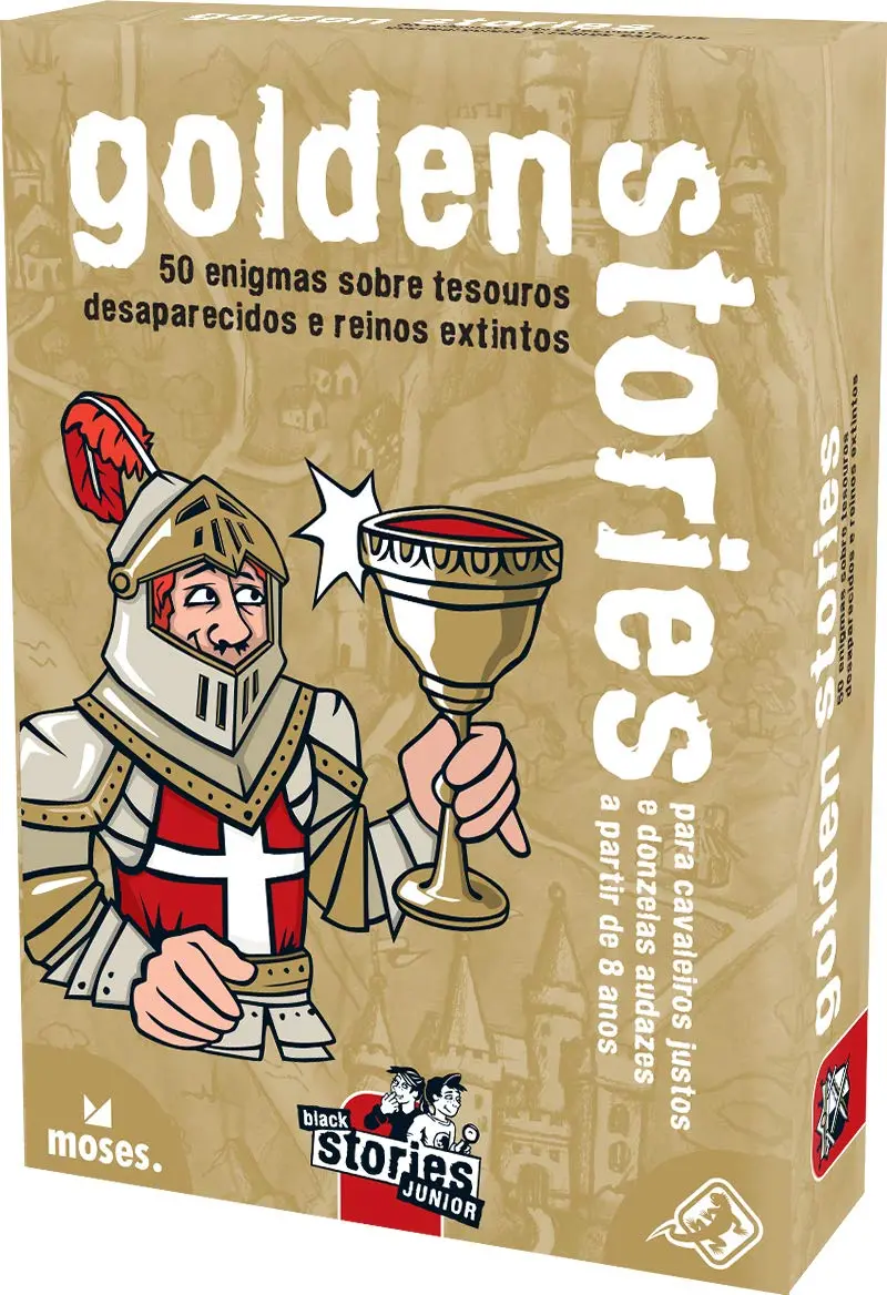 Galápagos, Histórias Preciosas (Golden Stories), Jogo de Enigmas para Amigos, 2+ jogadores, 15 minutos por partida