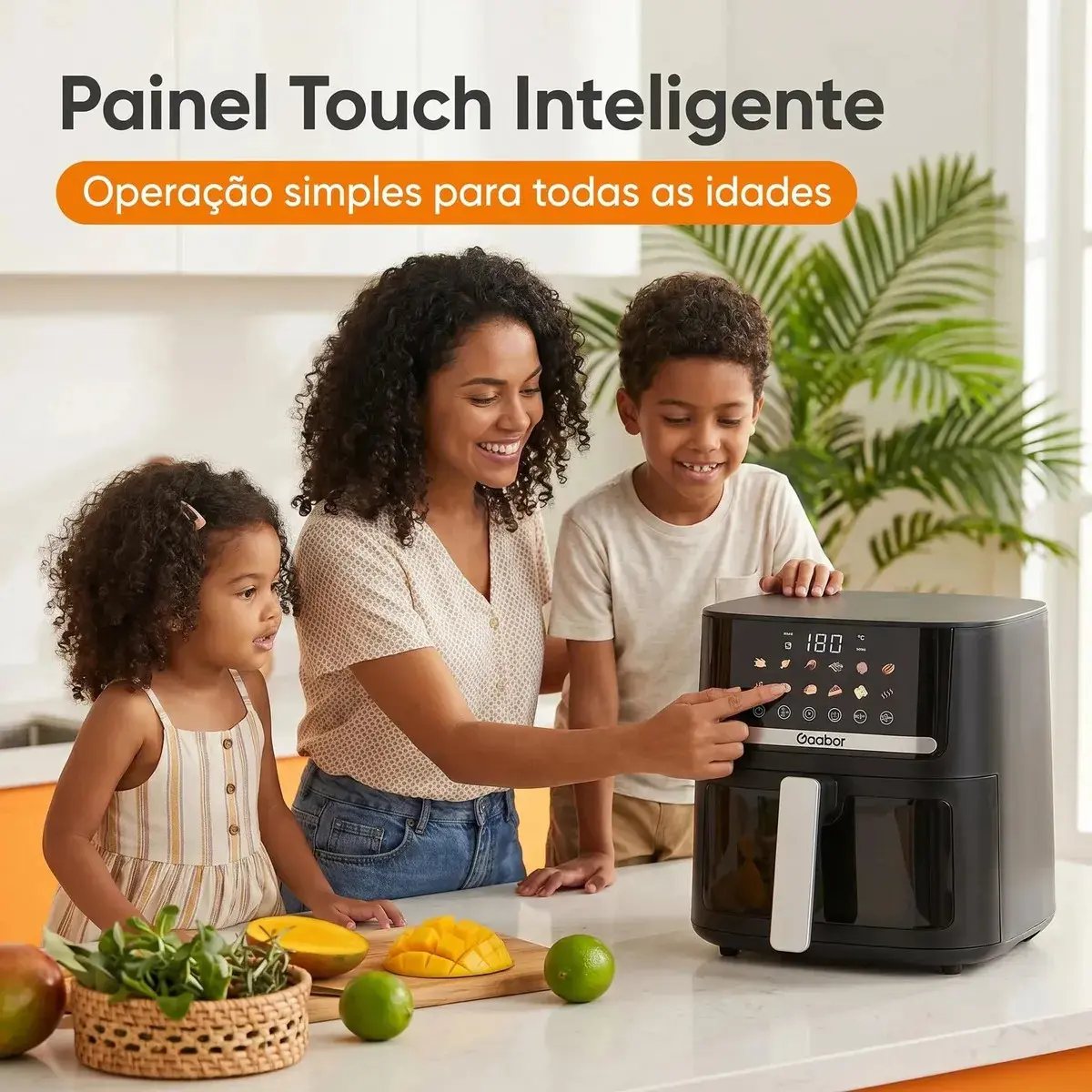 Gaabor Air Fryer AF80T01 - Preto thumbnail 6