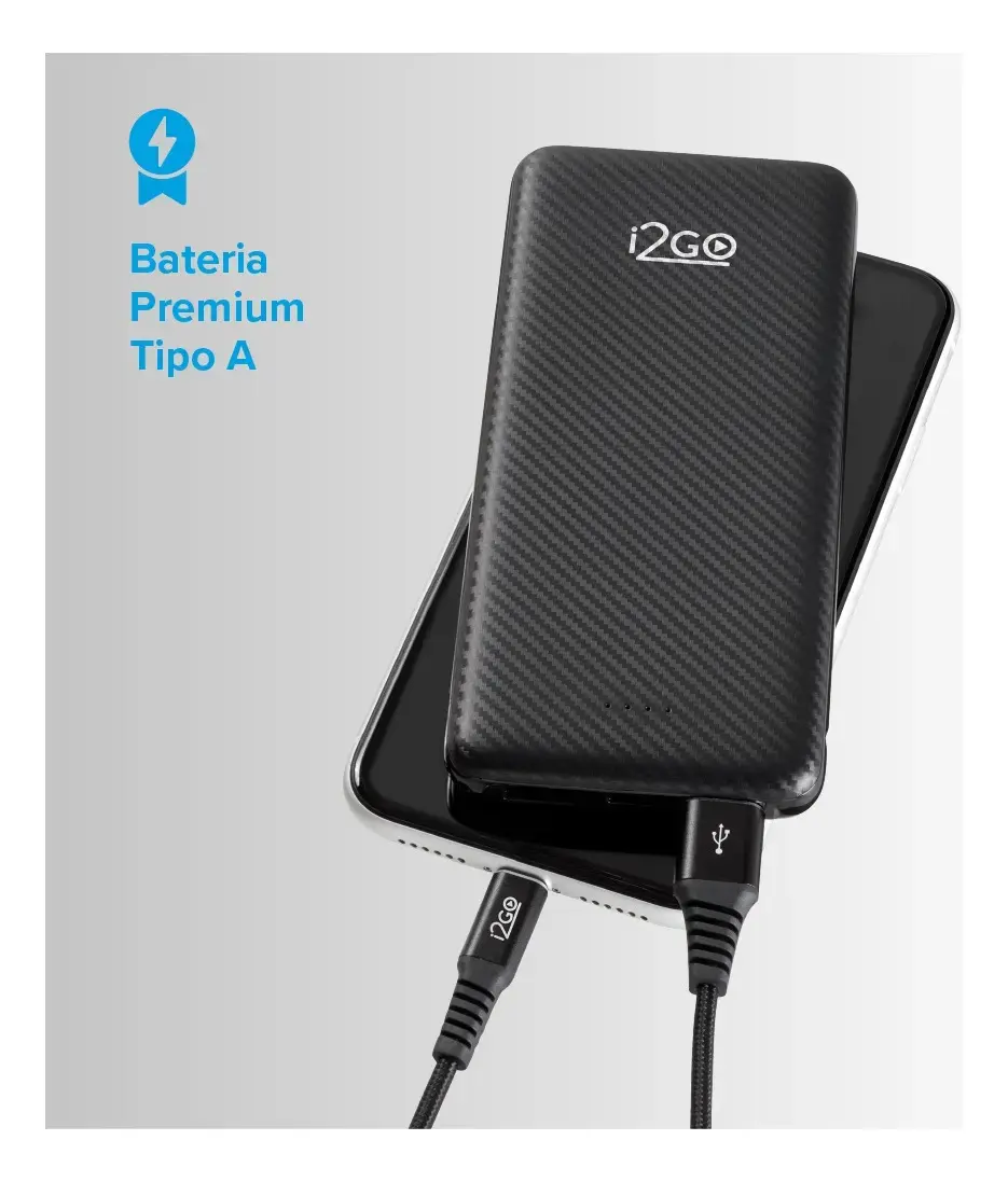 Power Bank I2go Plus 10000mAh Usb-c Preto thumbnail 7