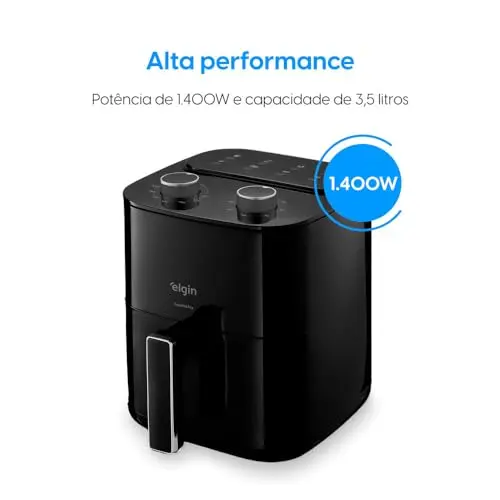 Fritadeira Elétrica Air Fryer Facilita Fry Elgin - 3.5 Litros, 110V thumbnail 3