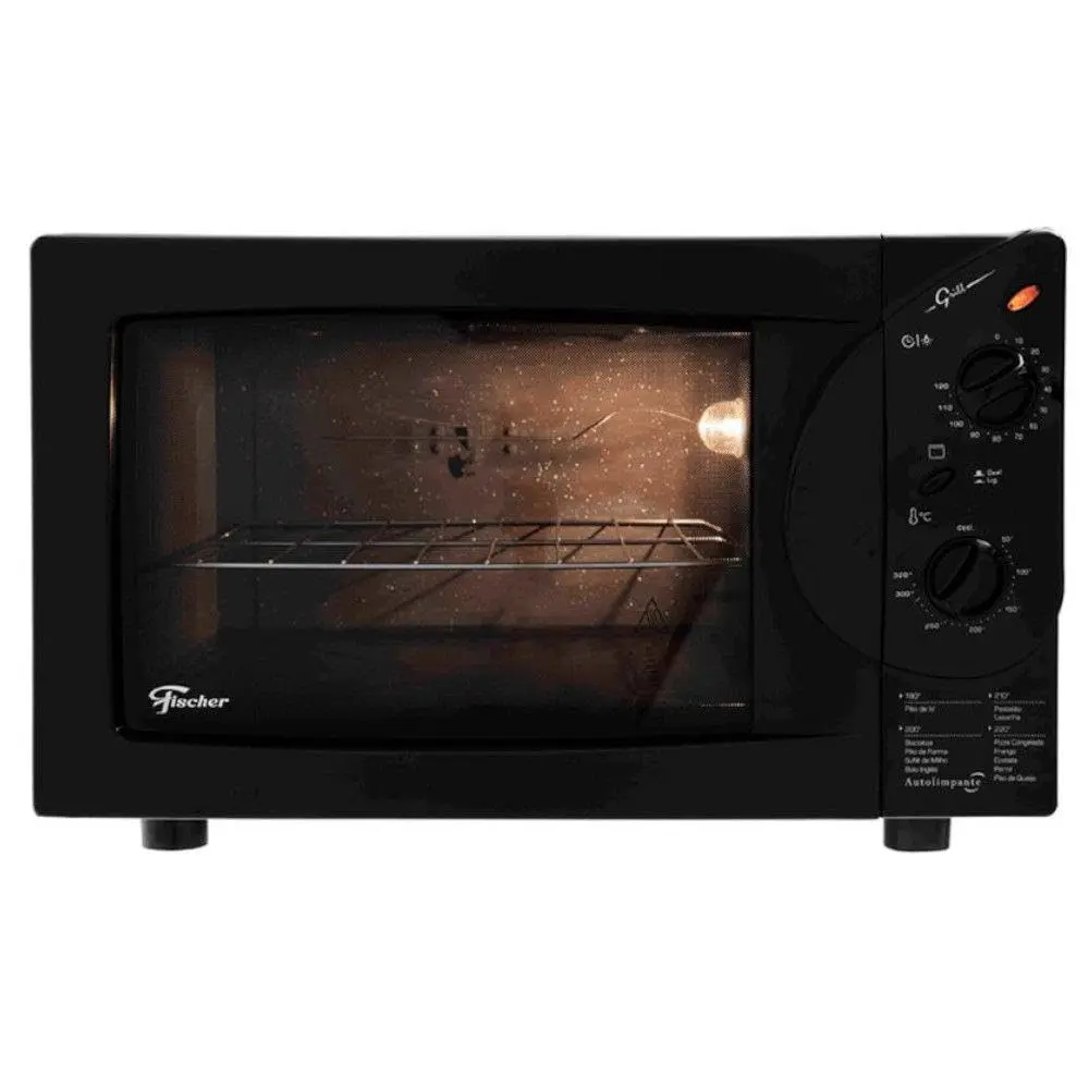 Fischer Forno Eletrico Bancada Grill 44L Black 127V - 1