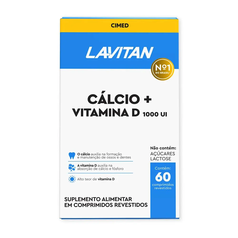 LAVITAN CALCIO + D1000UI COMP REV FRX60, Azul, Pequeno - 1