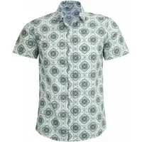 Camisa Manga Curta Amil Modelagem Comfort Algodão Fio 60 Estampado Cor 02 1898 7 - 1