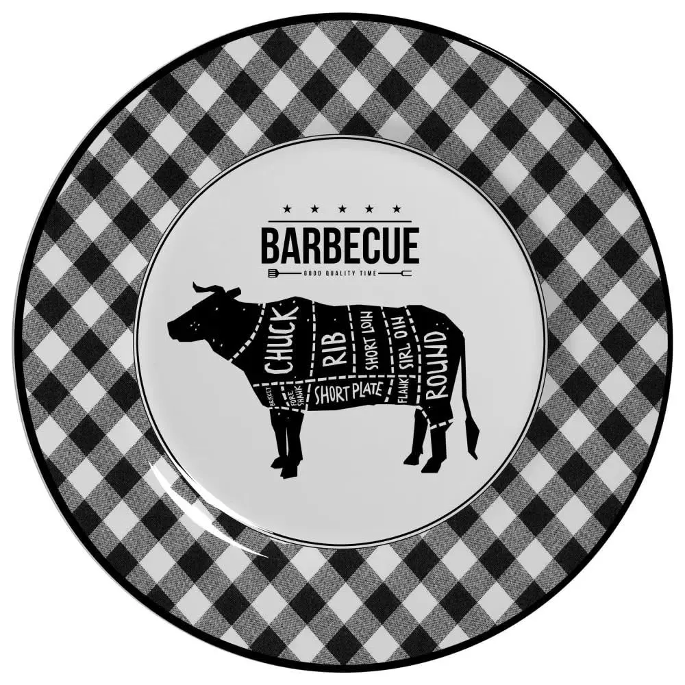 Alleanza Conjunto C/6 Prato Raso 29cm Barbecue - 1