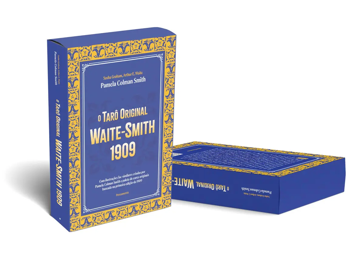 O tarô original Waite-Smith 1909 - caixa com livro + 78 cartas