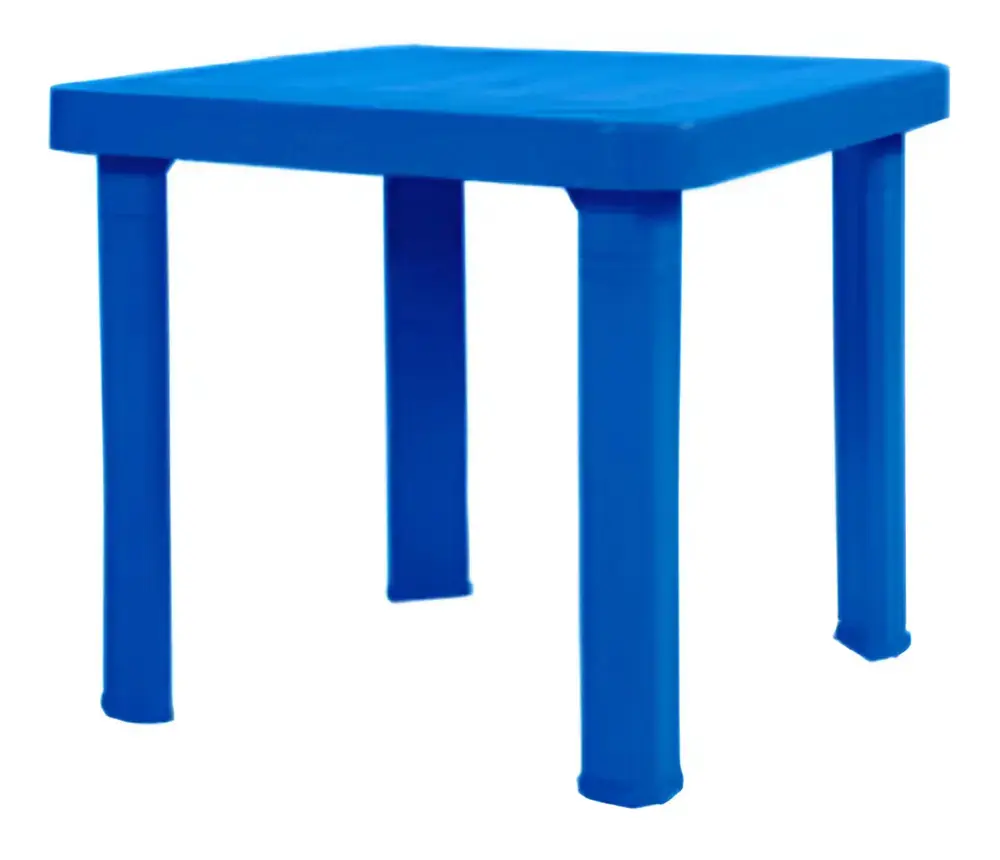 Mesa Mesinha Infantil Desmontável Multiuso Cor Azul - 1