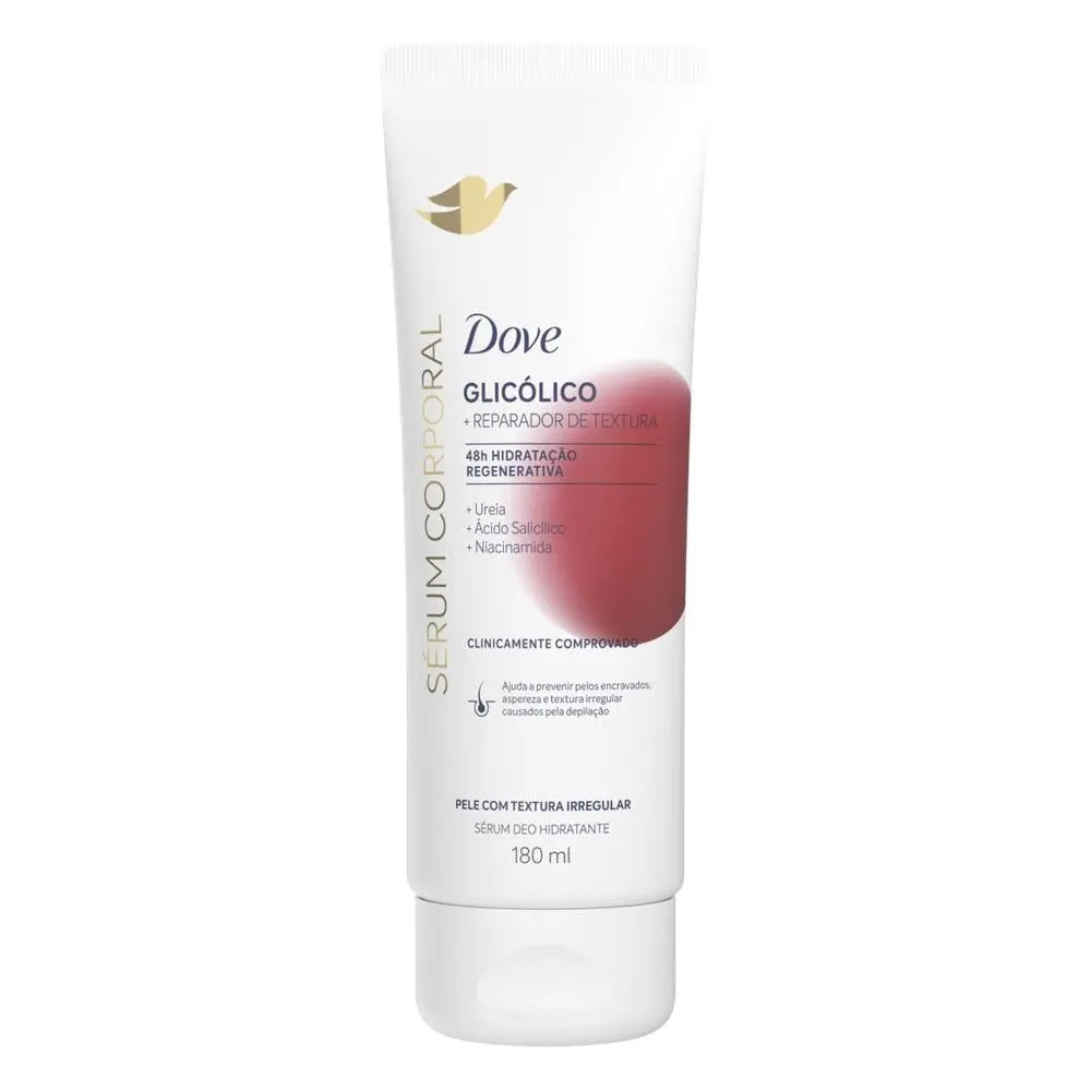 Dove Hidratante Sérum Corporal Glicólico + Reparador de Textura 180ml - 1