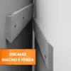 Painel Estofado Casal San Miguel 8 Módulos Moderna Mobilia - Bege Claro - 1
