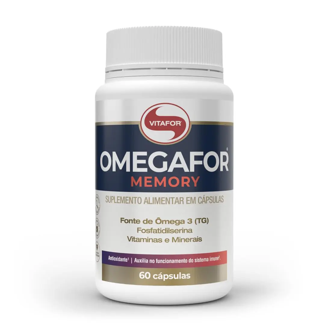 Ômegafor Memory (60 caps), Único, VitaFor - 1