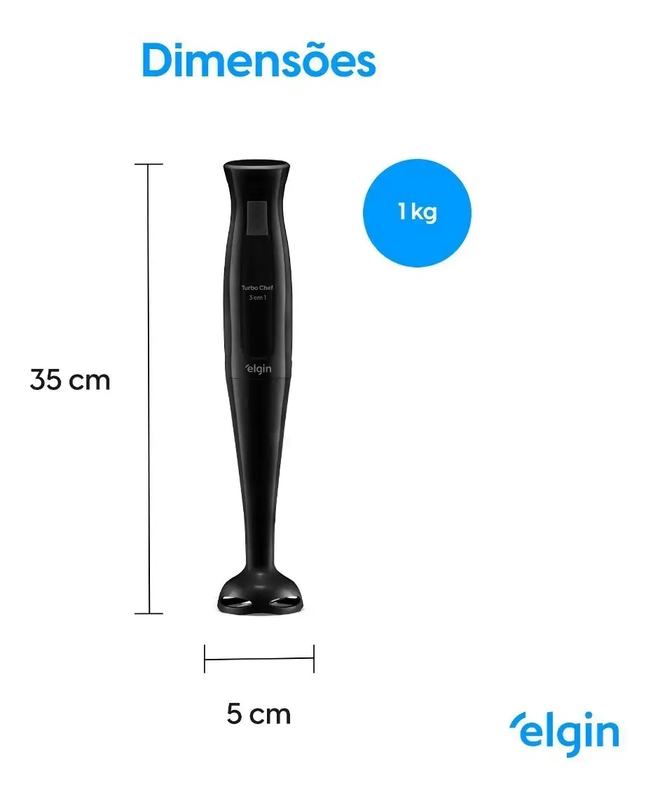 Mixer Vertical Turbo Chef Elgin 3 Em 1 200w Preto 110v Preto thumbnail 5