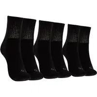 Kit de Meias Cano Médio Oxer com 3 Pares Atoalhada Tamanho 34 a 38 Adulto