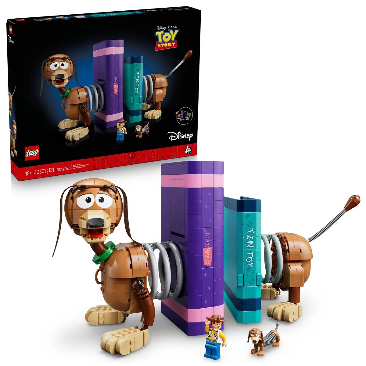 LEGO Disney Pixar Suporte de Livros do Slink de Toy 43301 (1.311 Peças)