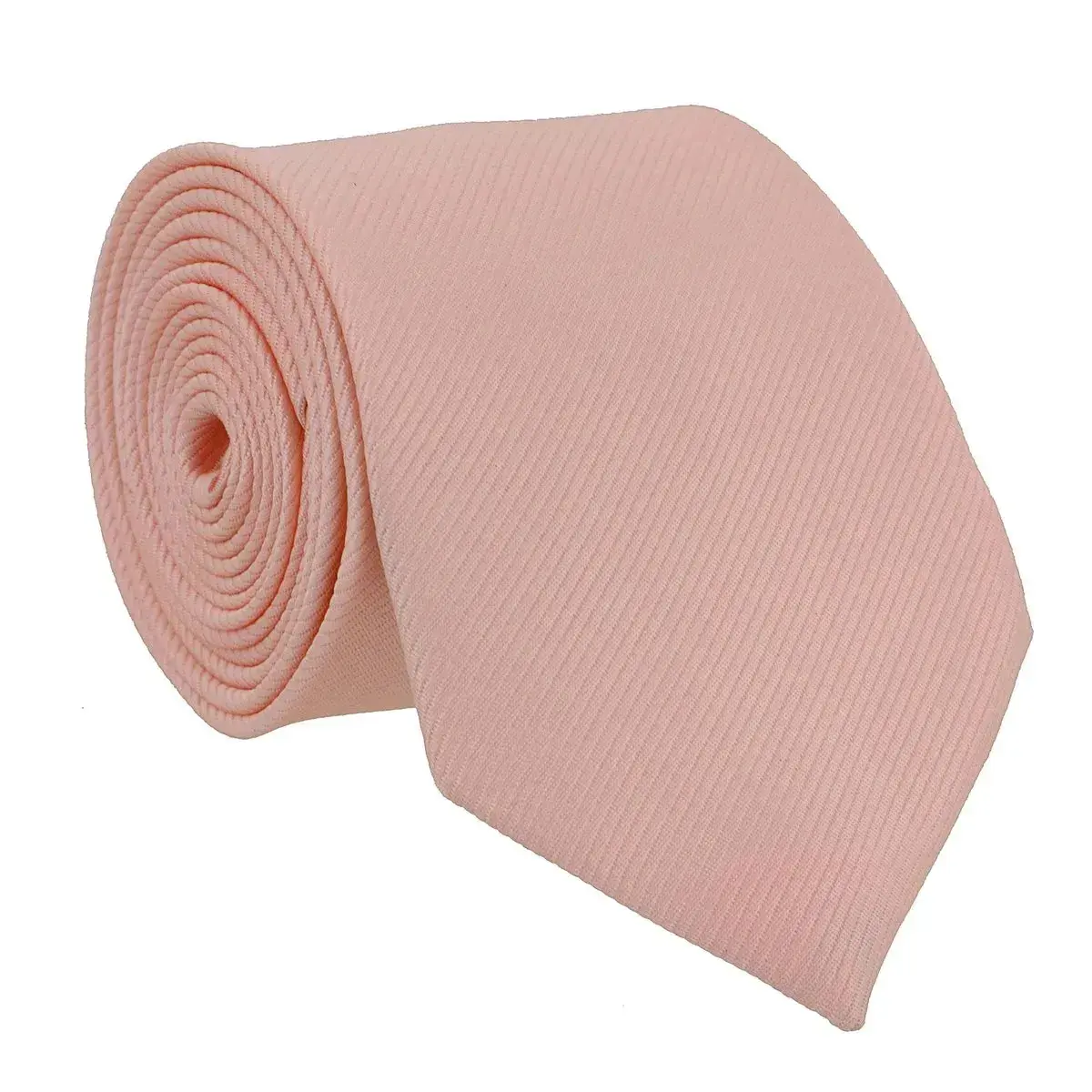Gravata Masculina Premium Tradicional Padrinhos Casamento Noivos Semi Slim Várias Cores Salmão thumbnail 2