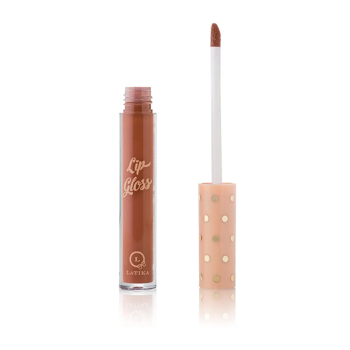 Latika Lip Gloss n° 47 brilho labial marrom hidratante e pigmentado 4ml