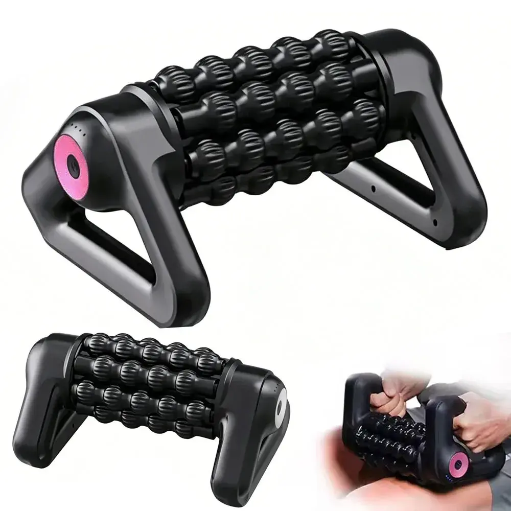 Novo Massageador Portátil 2026 para Relaxamento Profundo dos Músculos, Rolo de Massagem Elétrico Sem Fio, Rolo de Yoga Automático
