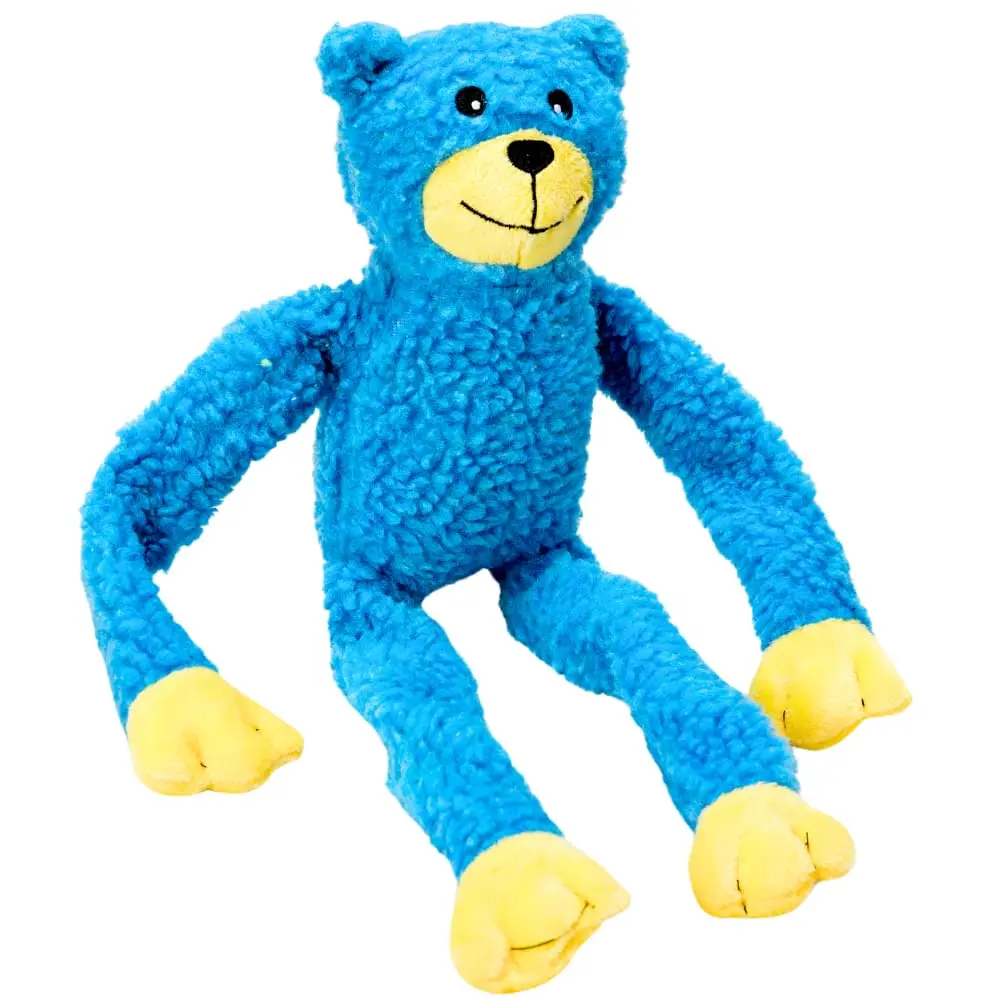 Brinquedo Urso Chalesco para Cães – Pelúcia Interativa para Brincadeiras, Pertence a Família do Macaco.