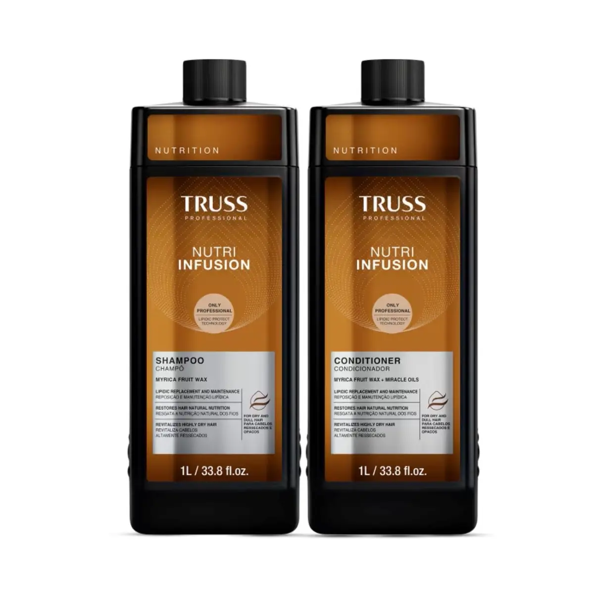 Kit Truss Nutri Infusion - Shampoo 1L e Condicionador 1L