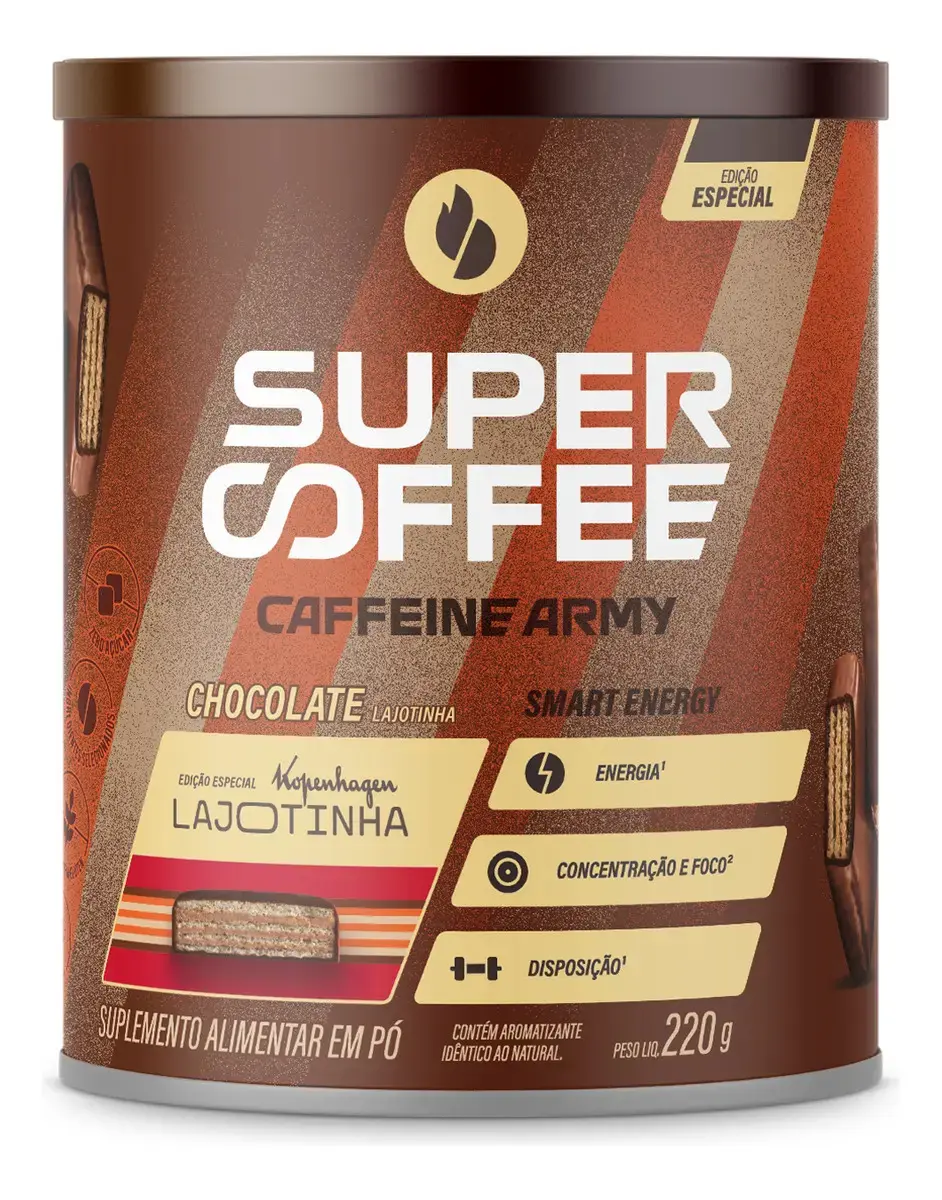 Supercoffee Lajotinha Classic Size 220g Caffeine Army Chocolate