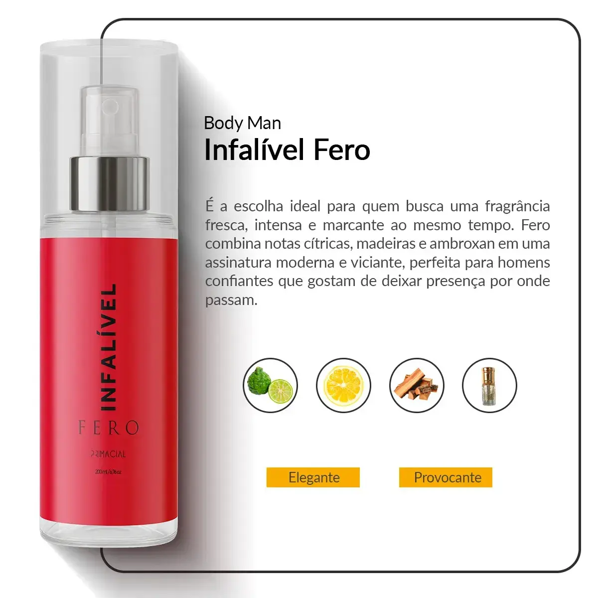 Kit 3 Body Splash Masculino Vibration + Blunn + Infalível Fero By Primacial Body Man thumbnail 4