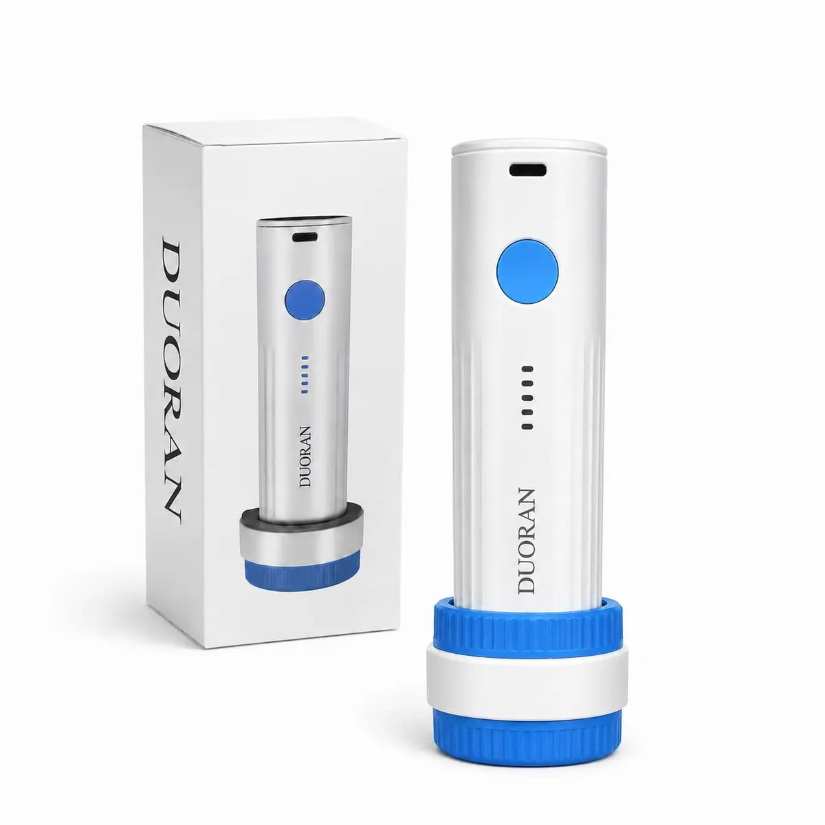DUORAN Bomba de vácuo elétrica sem fio para sacos de armazenamento a vácuo, bomba de ar de viagem, vedação recarregável por USB portátil e bomba de compressão para roupas, cobertores e roupas de cama