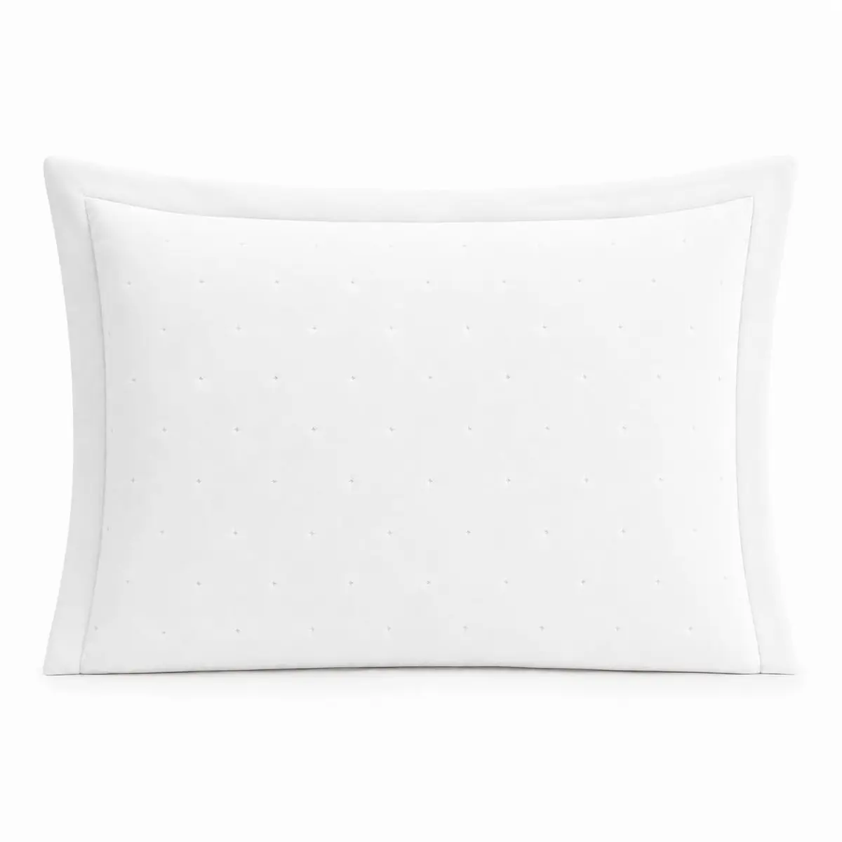 LYOR - Porta Travesseiro Matelassê 50cm x 70cm Saphira Toque 300 Fios Microfibra Branco