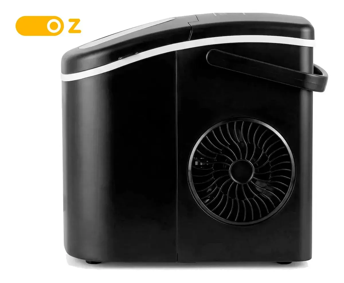 Máquina Fabricadora De Gelo Turbo Ice Mg1500 Oz 13kg Portátil Eficiente Limpeza Automática Com Pá E Cesto Premium thumbnail 6