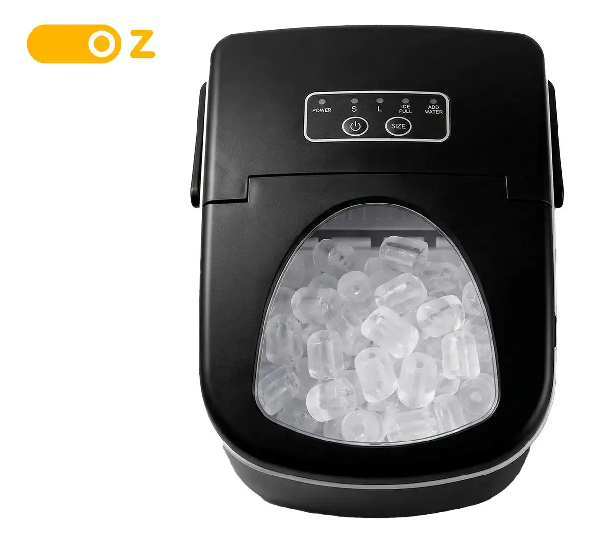 Máquina Fabricadora De Gelo Turbo Ice Mg1500 Oz 13kg Portátil Eficiente Limpeza Automática Com Pá E Cesto Premium thumbnail 7