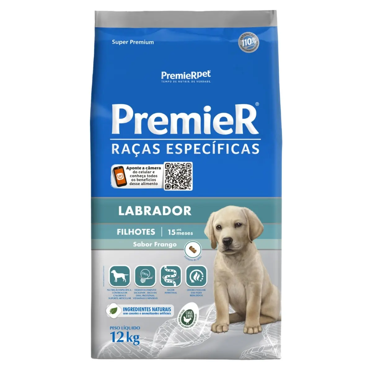 Ração Premier Raças Específicas Labrador para Cães Filhotes, 12kg
