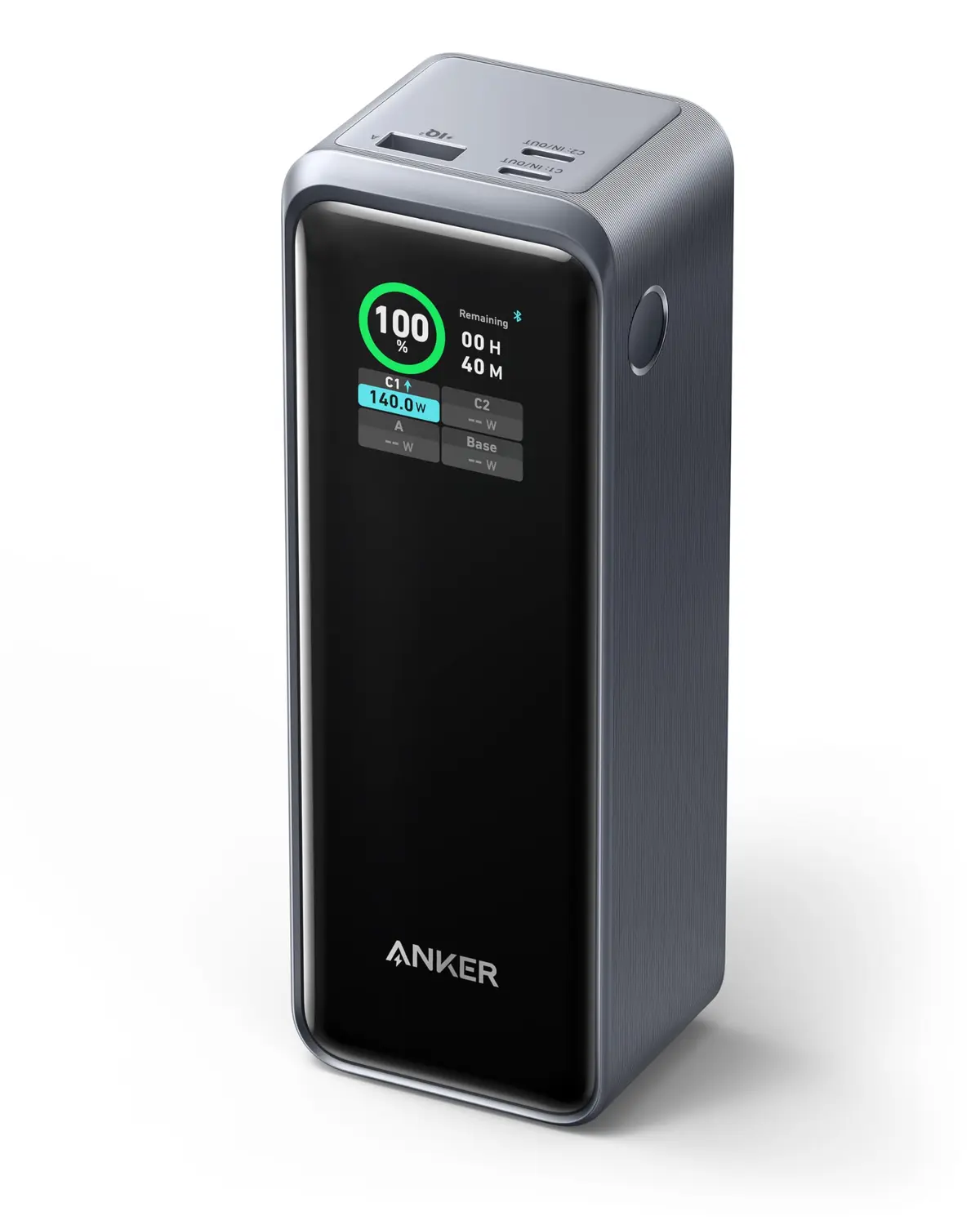 Anker Prime Power Bank 27.650 mAh 3 portas 250 W, Carregador Portátil | Aplicativo Inteligente, para Notebook/MacBook, iPhone 18/17/16/15/14, Samsung, Xiaomi, Dell, ASUS,ACER,AirPods,iPad e Tablets