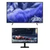 Smart TV 43" 4K QLED + Monitor 27" FHD 100Hz - 1