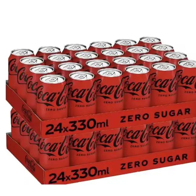 Coca-cola zero sugar, pack of 24*330 ml-cocacola original 48*33cl -cocacola zero 48*33cl