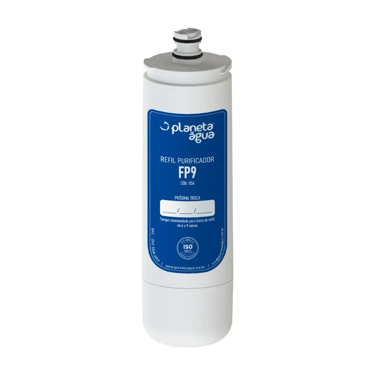 Planeta Água Refil Purificador FP9 | Compatível Docol Vitalis*