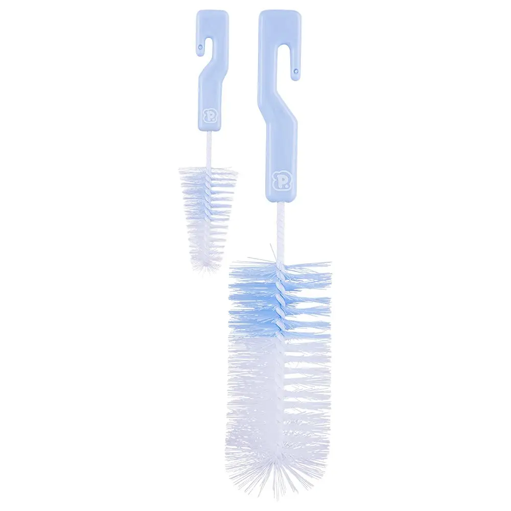 Kit Escova de Mamadeira 2 Peças Azul Pimpolho