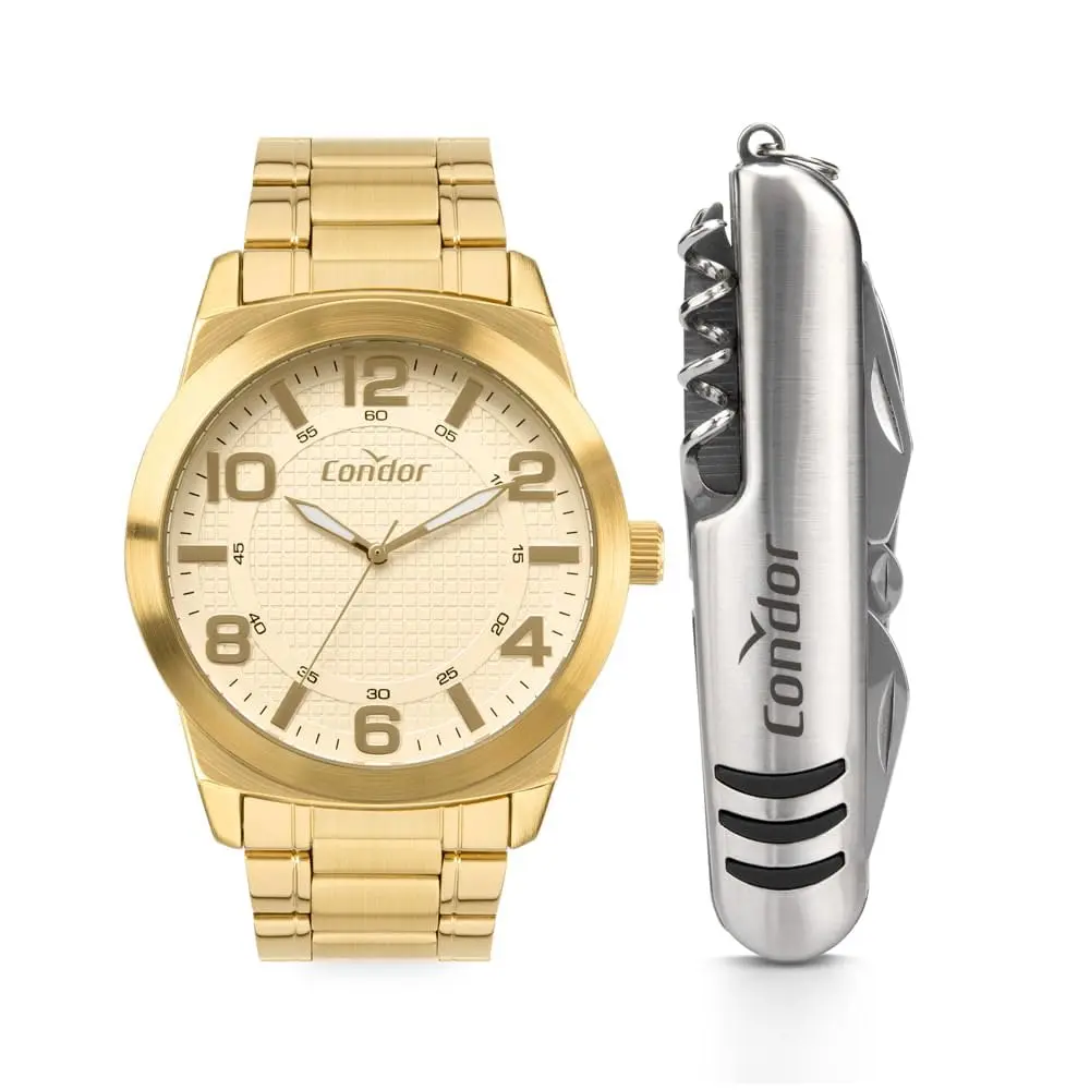 Relógio Condor Masculino Dia A Dia Dourado - CO2036MWN/K4X CO2036MWN/K4X