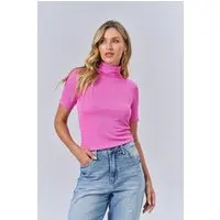Blusa Canelada Mesclada Feminina Acostamento - 1