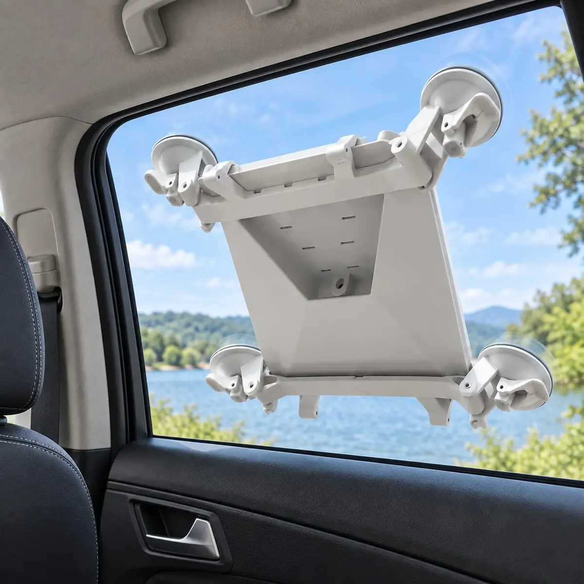 Kit Suporte Starlink Mini 4 Ventosas Fixação Vidro ou Painel, Par Duplo | Gerações MINI, Ventosas para Teto Solar, Painel, Para-Brisa,Janela, Carros, Caminhões e Barcos. Resistente - SEM FURO